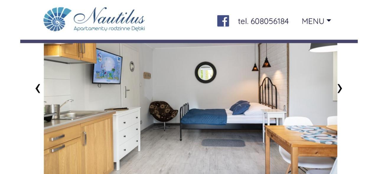 Willa Nautilus Dębki Exteriör bild